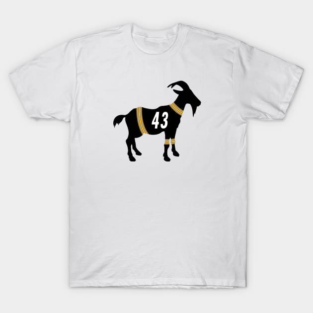 Troy Polamalu GOAT T-Shirt by cwijeta